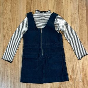 Girl’s Navy Jumper Outfit